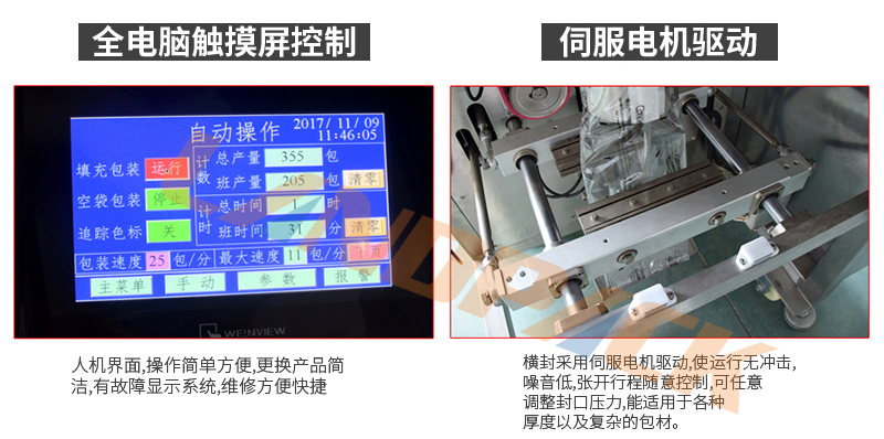 伺服电机驱动,全电脑触摸屏控制